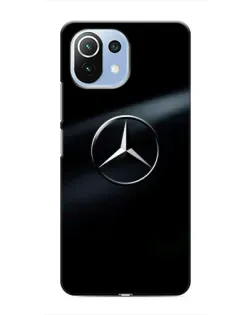 Чехол для Xiaomi Mi 11i с картинкой «Mercedes на металле»