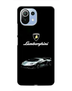 Чехол для Xiaomi Mi 11i с картинкой «Логотип Lamborghini классика»