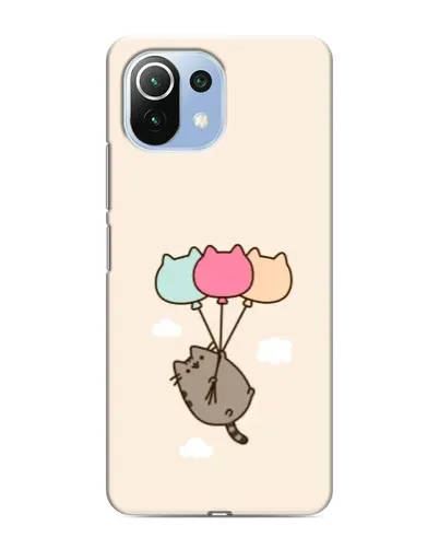 Чехол для Xiaomi Mi 11i с картинкой «Пушин на шариках» Чехол для Xiaomi Mi 11i с картинкой «Пушин на шариках»