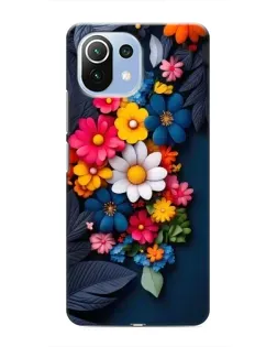 Чохол для Xiaomi Mi 11i з картинкою «Квіткова феєрія»