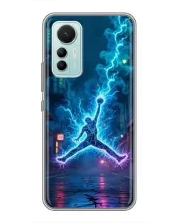 Чохол для Xiaomi Mi 12 Lite з картинкою «Jordan Gold Jumpman»