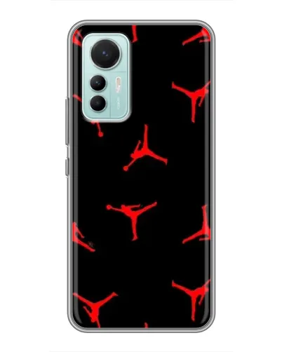 Чохол для Xiaomi Mi 12 Lite з картинкою «Jordan Red Pattern»