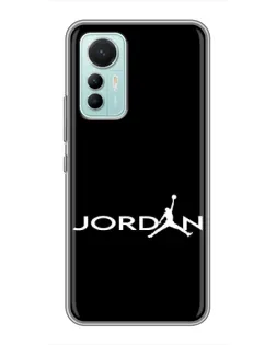 Чохол для Xiaomi Mi 12 Lite з картинкою «Jordan White Logo»