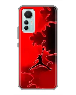Чохол для Xiaomi Mi 12 Lite з картинкою «Jordan Red Smoke»