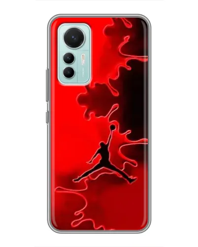 Чохол для Xiaomi Mi 12 Lite з картинкою «Jordan Red Smoke»