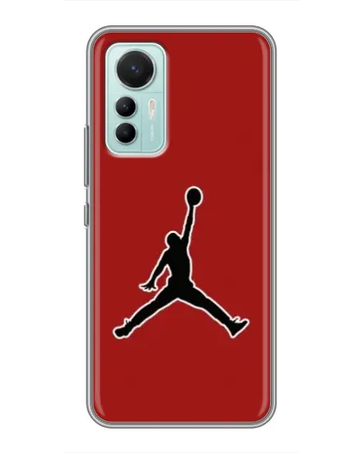 Чохол для Xiaomi Mi 12 Lite з картинкою «Jordan Red Back»