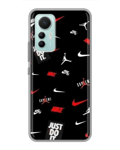 Чохол для Xiaomi Mi 12 Lite з картинкою «Nike Mix Pattern»