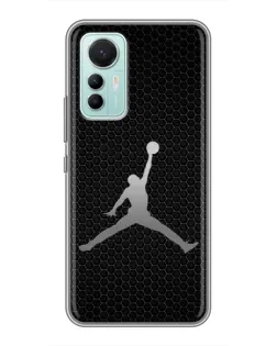 Чохол для Xiaomi Mi 12 Lite з картинкою «Jordan Dark Carbon»