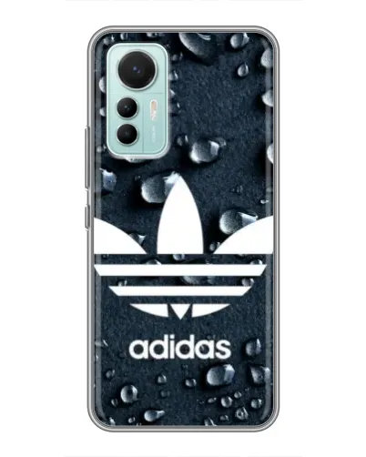 Чехол для Xiaomi Mi 12 Lite с картинкой «Adidas Trefoil Blue» Чехол для Xiaomi Mi 12 Lite с картинкой «Adidas Trefoil Blue»