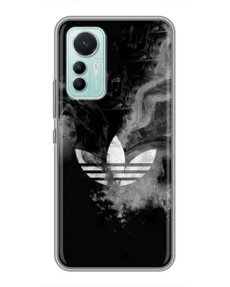 Чехол для Xiaomi Mi 12 Lite с картинкой «Абстрактный дым Adidas»