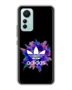 Чехол для Xiaomi Mi 12 Lite с картинкой «Взрыв красок Adidas»