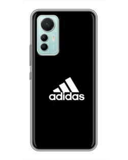 Чехол для Xiaomi Mi 12 Lite с картинкой «Черная классика Adidas»