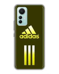 Чехол для Xiaomi Mi 12 Lite с картинкой «Оливковый градиент Adidas»
