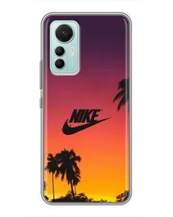 Чехол для Xiaomi Mi 12 Lite с картинкой «Nike на закате солнца»