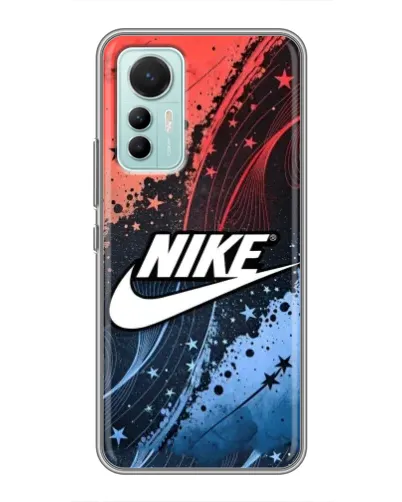 Чехол для Xiaomi Mi 12 Lite с картинкой «Градиентный принт Найк» Чехол для Xiaomi Mi 12 Lite с картинкой «Градиентный принт Найк»