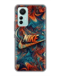 Чехол для Xiaomi Mi 12 Lite с картинкой «Nike в абстракции»