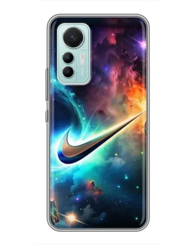 Чехол для Xiaomi Mi 12 Lite с картинкой «Космический Nike Swoosh» Чехол для Xiaomi Mi 12 Lite с картинкой «Космический Nike Swoosh»
