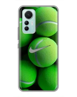 Чехол для Xiaomi Mi 12 Lite с картинкой «Теннисные мячи Найк»