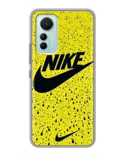 Чехол для Xiaomi Mi 12 Lite с картинкой «Желтый текстурный Nike» Чехол для Xiaomi Mi 12 Lite с картинкой «Желтый текстурный Nike»