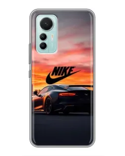 Чехол для Xiaomi Mi 12 Lite с картинкой «Nike и суперкар»