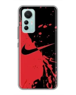 Чохол для Xiaomi Mi 12 Lite з картинкою «Червоні бризки Nike» Чохол для Xiaomi Mi 12 Lite з картинкою «Червоні бризки Nike»