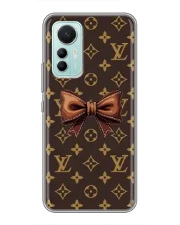 Чехол для Xiaomi Mi 12 Lite с картинкой «LV с бантом»