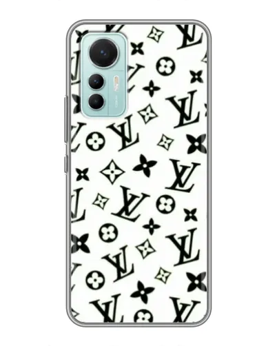 Чехол для Xiaomi Mi 12 Lite с картинкой «Монохромный хаос LV» Чехол для Xiaomi Mi 12 Lite с картинкой «Монохромный хаос LV»