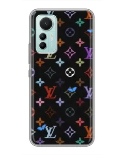 Чехол для Xiaomi Mi 12 Lite с картинкой «Цветная монограмма LV»