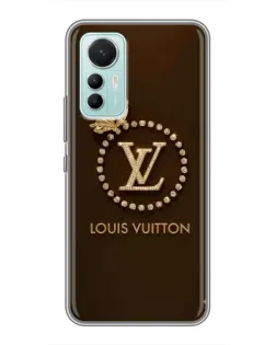 Чехол для Xiaomi Mi 12 Lite с картинкой «LV — золотая печать»