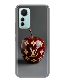 Чехол для Xiaomi Mi 12 Lite с картинкой «Красное яблоко LV»