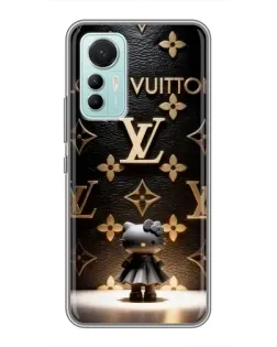 Чехол для Xiaomi Mi 12 Lite с картинкой «Монограмма с фигурой»