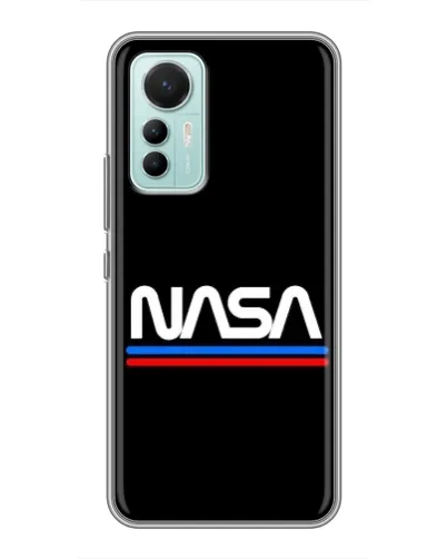 Чохол для Xiaomi Mi 12 Lite з картинкою «NASA — класика Red Blue»