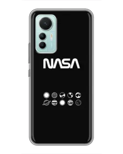 Чохол для Xiaomi Mi 12 Lite з картинкою «NASA — технічний принт»