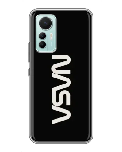 Чохол для Xiaomi Mi 12 Lite з картинкою «NASA — вертикальний логотип»