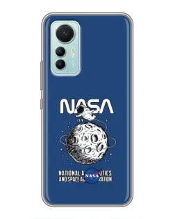 Чохол для Xiaomi Mi 12 Lite з картинкою «NASA — місячна місія»