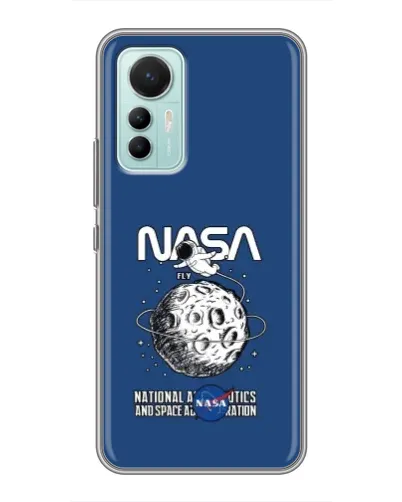 Чохол для Xiaomi Mi 12 Lite з картинкою «NASA — місячна місія»