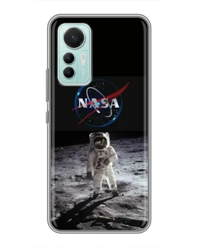 Чохол для Xiaomi Mi 12 Lite з картинкою «Астронавт на Місяці»