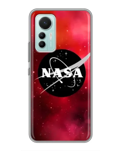Чохол для Xiaomi Mi 12 Lite з картинкою «NASA — червона туманність»