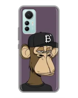 Чехол для Xiaomi Mi 12 Lite с картинкой «Bored Ape в кепке»