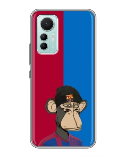 Чехол для Xiaomi Mi 12 Lite с картинкой «Bored Ape — фанат Барсы» Чехол для Xiaomi Mi 12 Lite с картинкой «Bored Ape — фанат Барсы»