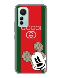 Чохол для Xiaomi Mi 12 Lite з картинкою «Gucci — смуги та Міккі»