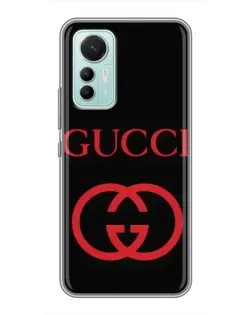 Чохол для Xiaomi Mi 12 Lite з картинкою «Gucci — червоний логотип»