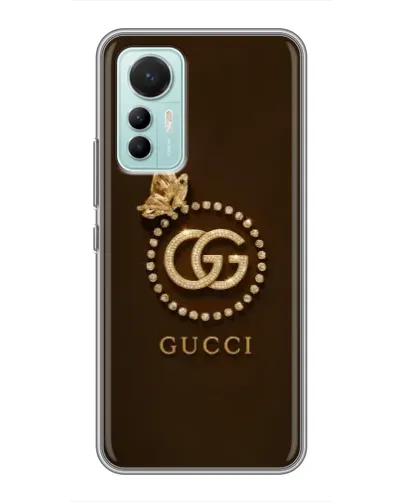 Чохол для Xiaomi Mi 12 Lite з картинкою «Gucci — золотий метелик»
