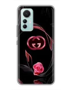 Чохол для Xiaomi Mi 12 Lite з картинкою «Gucci — неонова троянда»