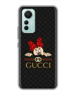 Чохол для Xiaomi Mi 12 Lite з картинкою «Мінні Маус Gucci — чорний»