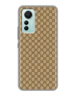 Чохол для Xiaomi Mi 12 Lite з картинкою «Gucci — класичний беж»