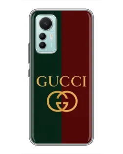 Чохол для Xiaomi Mi 12 Lite з картинкою «Gucci — темно-зелений градієнт»