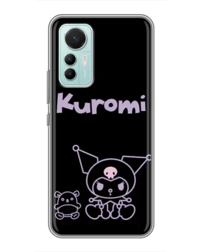 Чехол для Xiaomi Mi 12 Lite с картинкой «Kuromi — черный минимализм» Чехол для Xiaomi Mi 12 Lite с картинкой «Kuromi — черный минимализм»