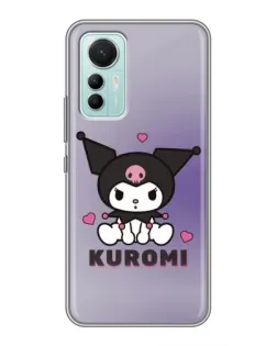 Чохол для Xiaomi Mi 12 Lite з картинкою «Kuromi — фіолетовий арт»