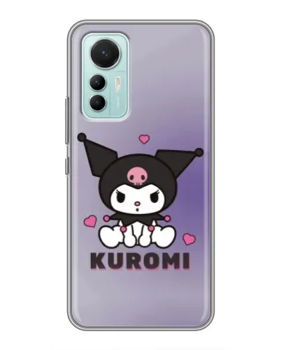 Чехол для Xiaomi Mi 12 Lite с картинкой «Kuromi — фиолетовый арт» Чехол для Xiaomi Mi 12 Lite с картинкой «Kuromi — фиолетовый арт»